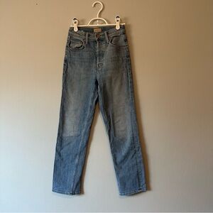 MOTHER Tomcat Crop Straight Leg Jeans